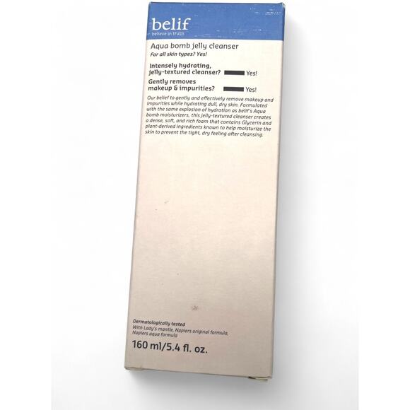 New Belif Aqua bomb jelly cleanser hydrating jelly-to-foam 5.4 Oz AVON - Picture 1 of 4